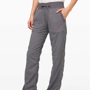 LONG lululemon size 6 dance studio pants grey